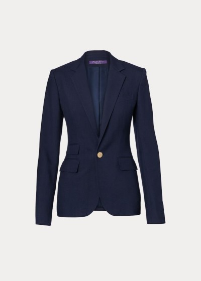 Chaquetas Ralph Lauren Mujer Azul Marino - Parker Cashmere - RCNIY6295